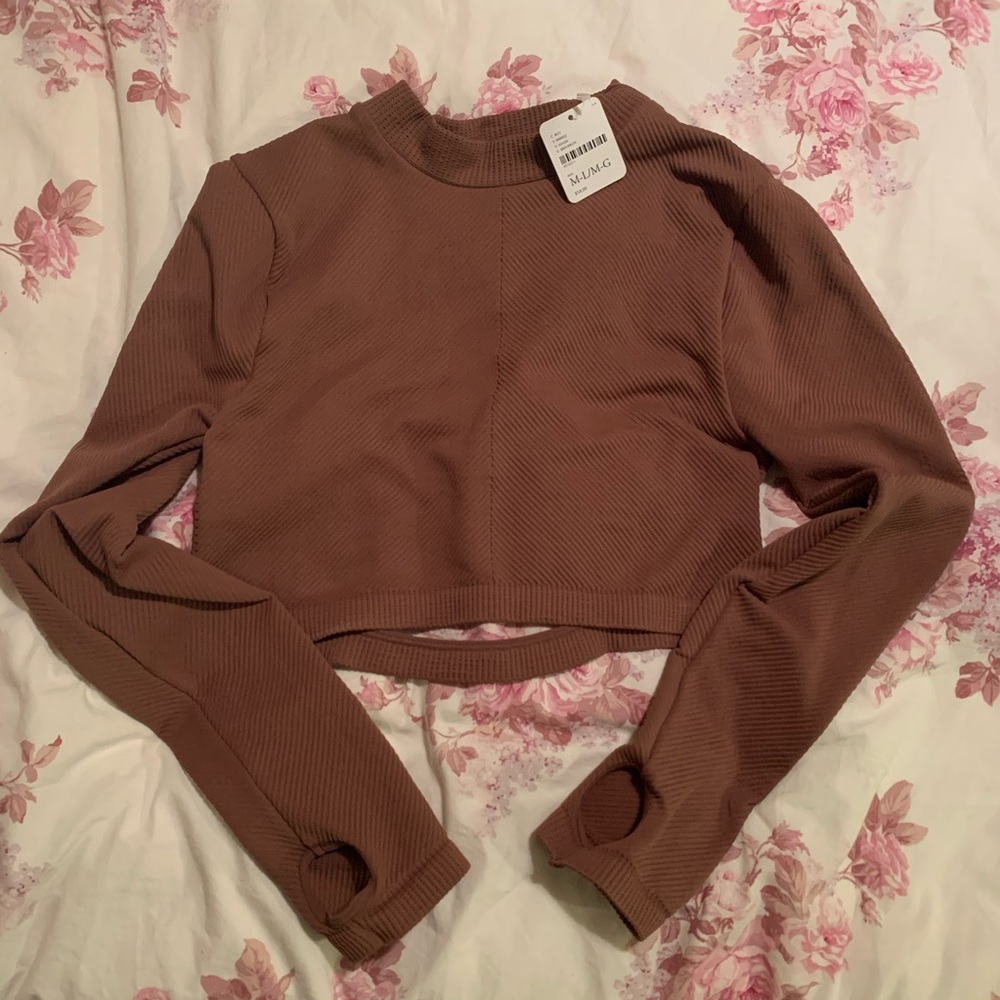 Free People Cropped Long Sleeve